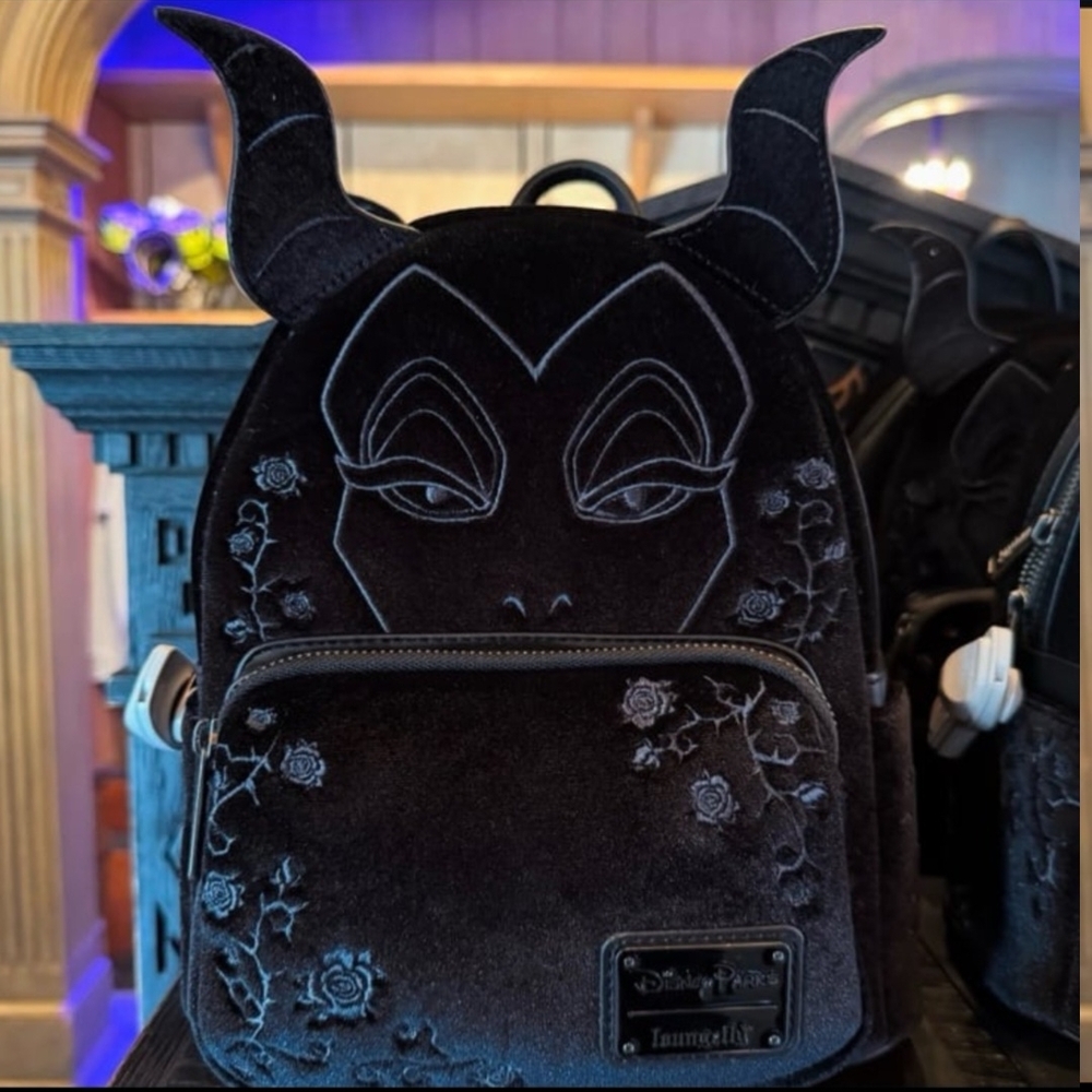 Disney Parks Black Maleficent Backpack By Loungefly
